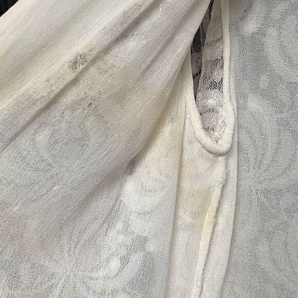 Vintage Wedding Formal Drop-Waist Dress and Jacket Set - Picture 4 of 8